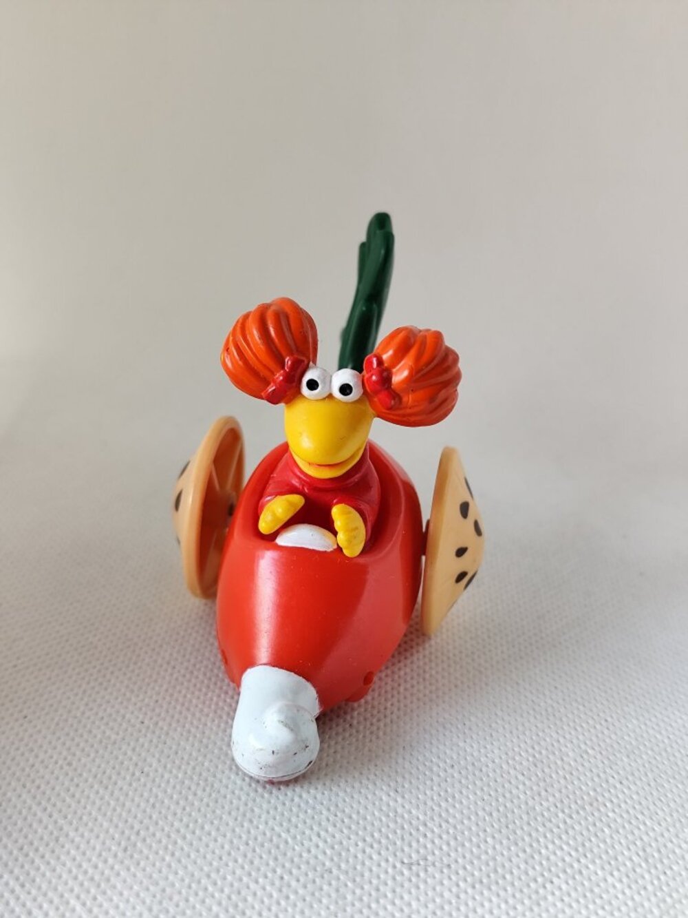 1988 McDonald's Fraggle Rock Red Radish Car Toy